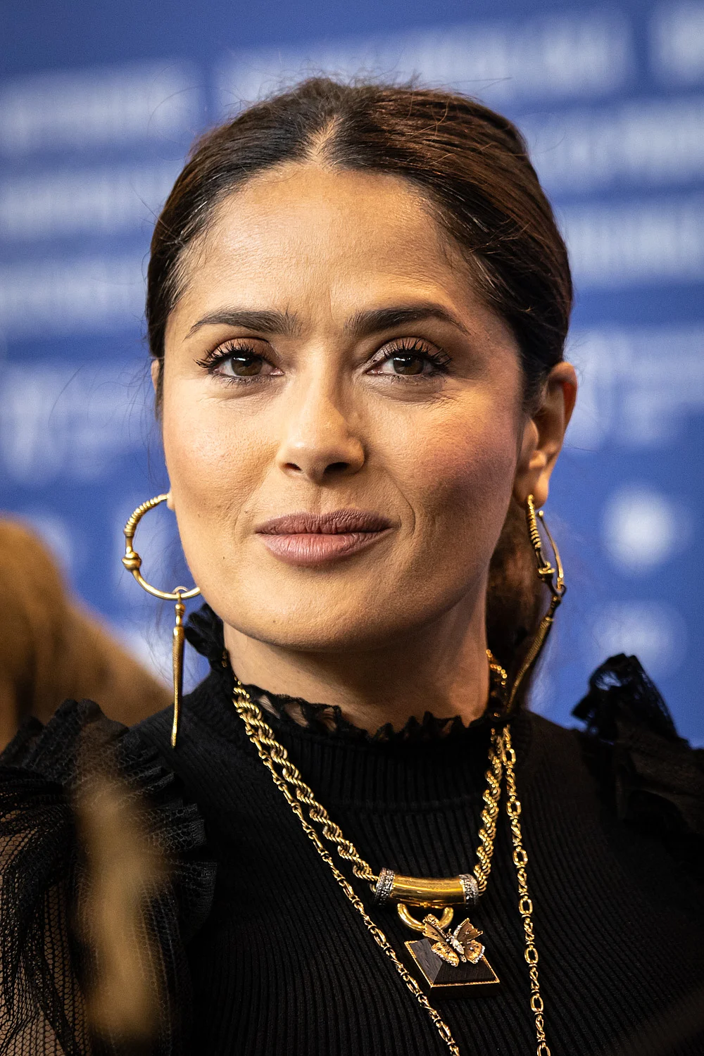 Actress Salma Hayek at the 70th Berlin International Film Festival 2020