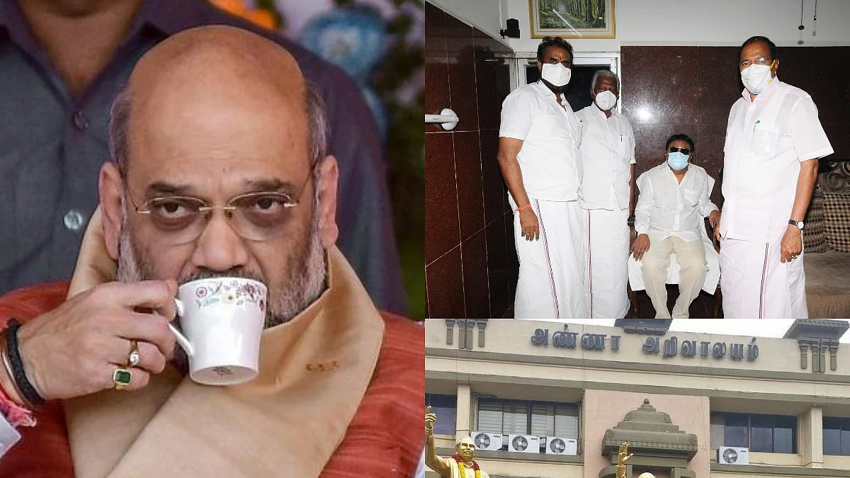 அமித் ஷா - விஜயகாந்தை சந்தித்த அமைச்சர்கள்