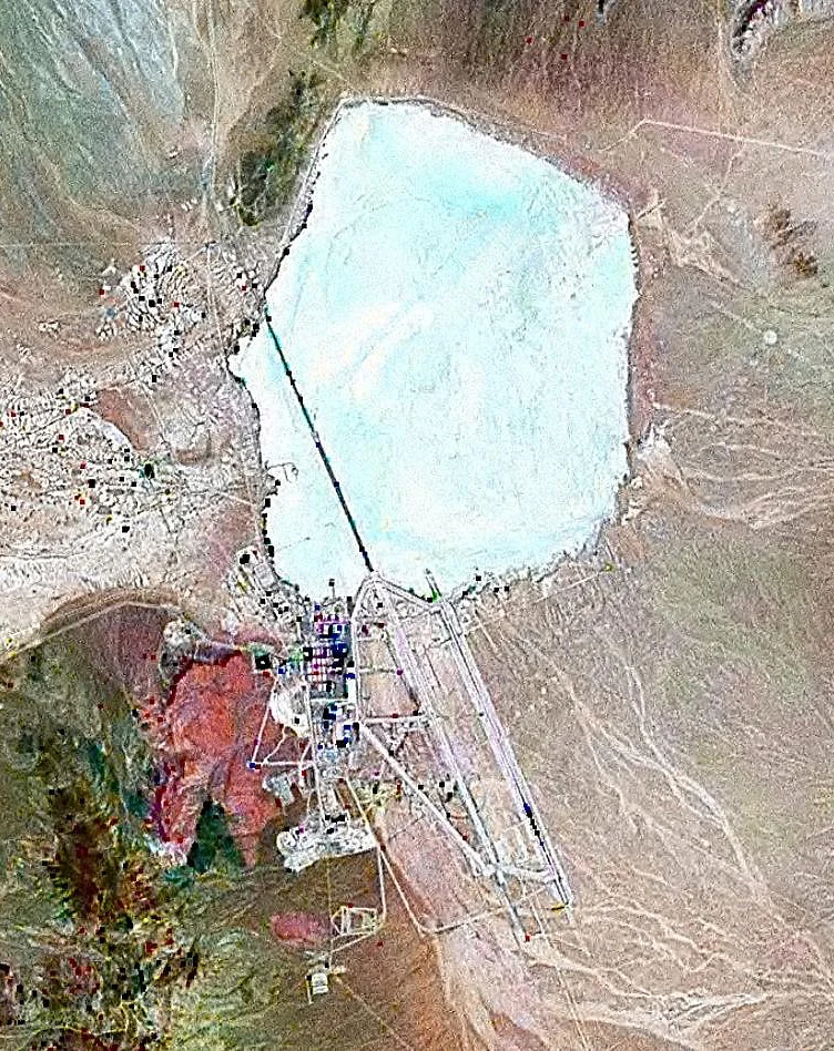 Area 51 Satellite Image