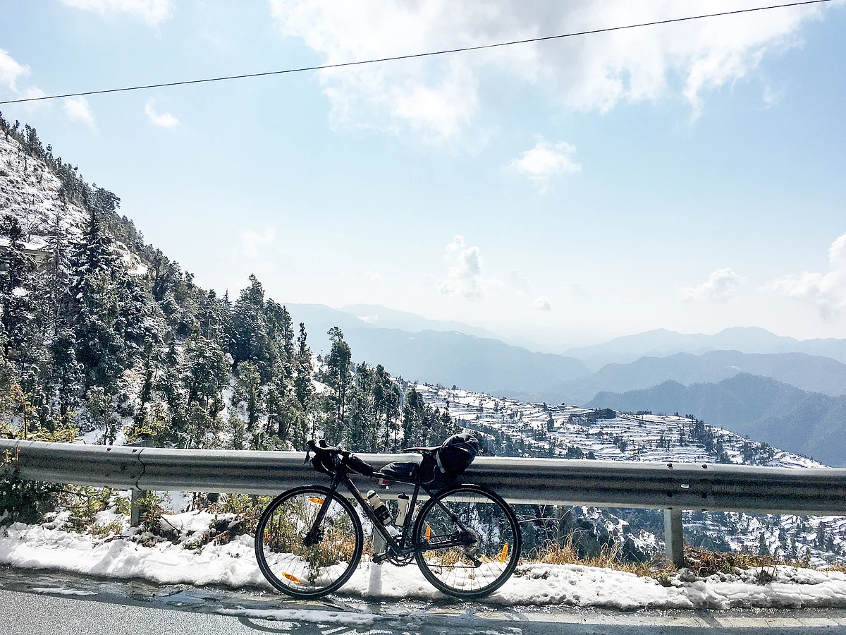 Riding on black ice
