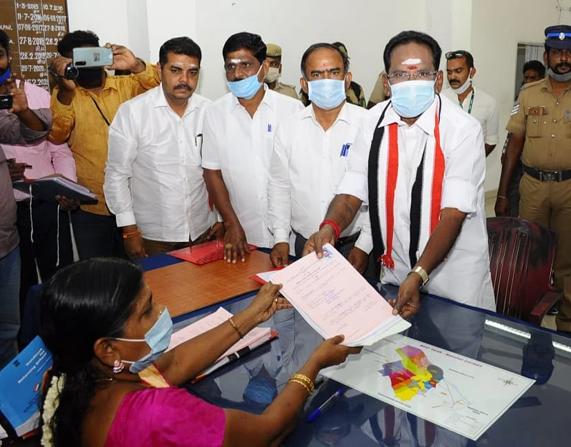 மனுத் தாக்கல் செய்த செல்லூர் ராஜூ
