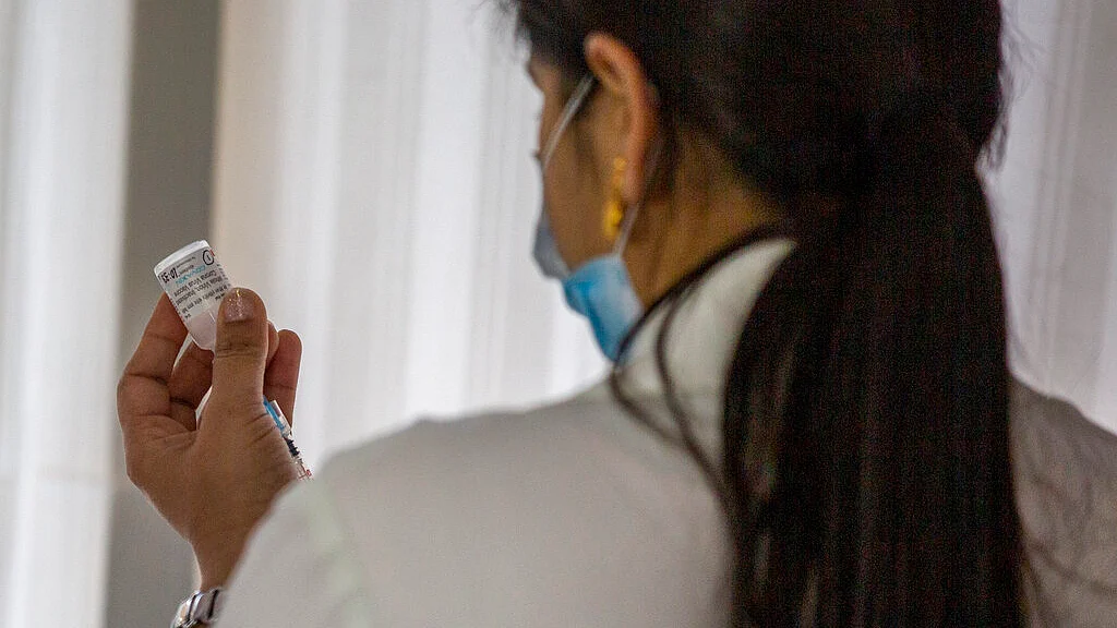 A healthcare worker