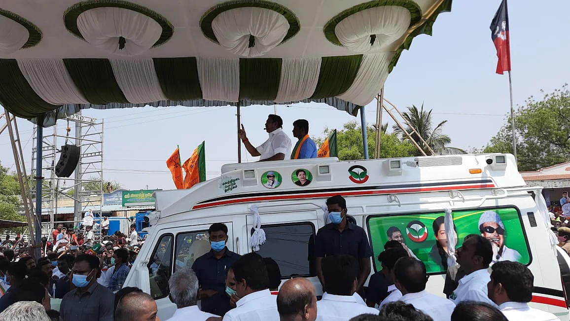 அண்ணாமலைக்கு வாக்கு கேட்கும் முதல்வர்