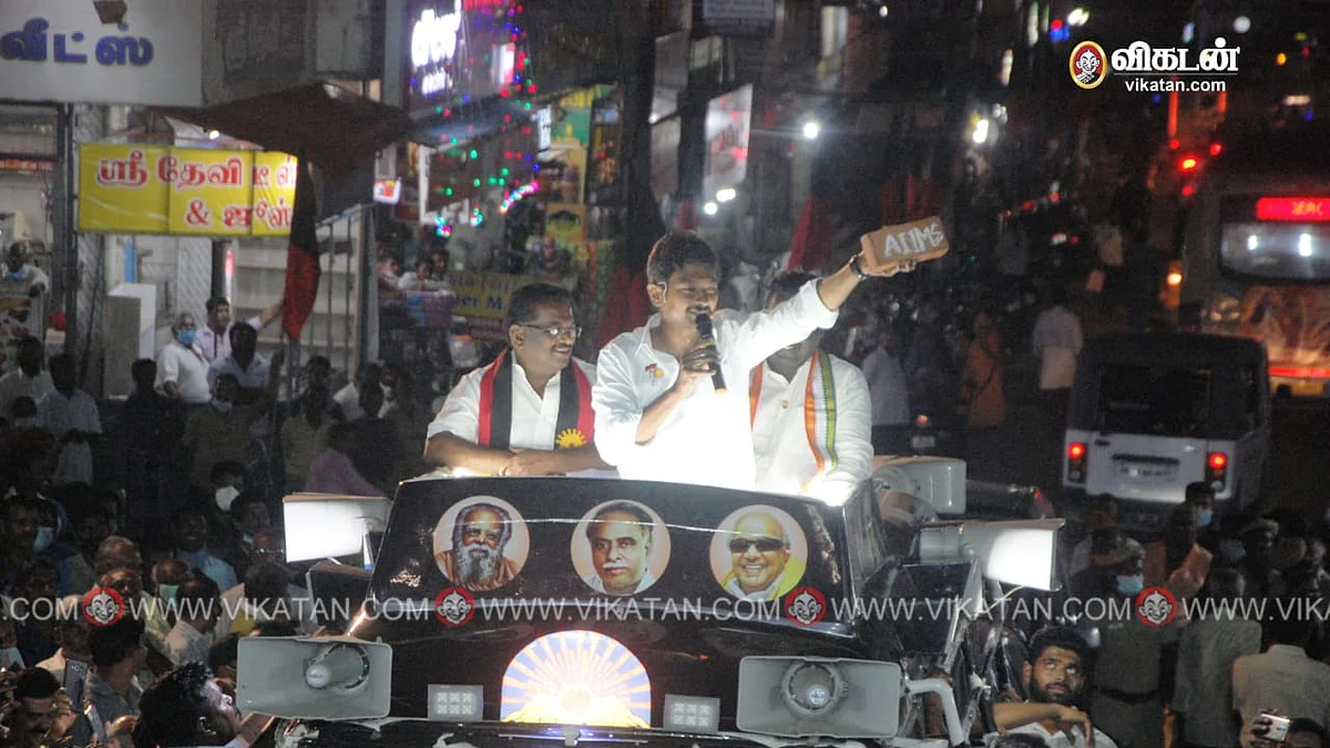 நாகர்கோவிலில் உதயநிதி ஸ்டாலின் பிரசாரம்
