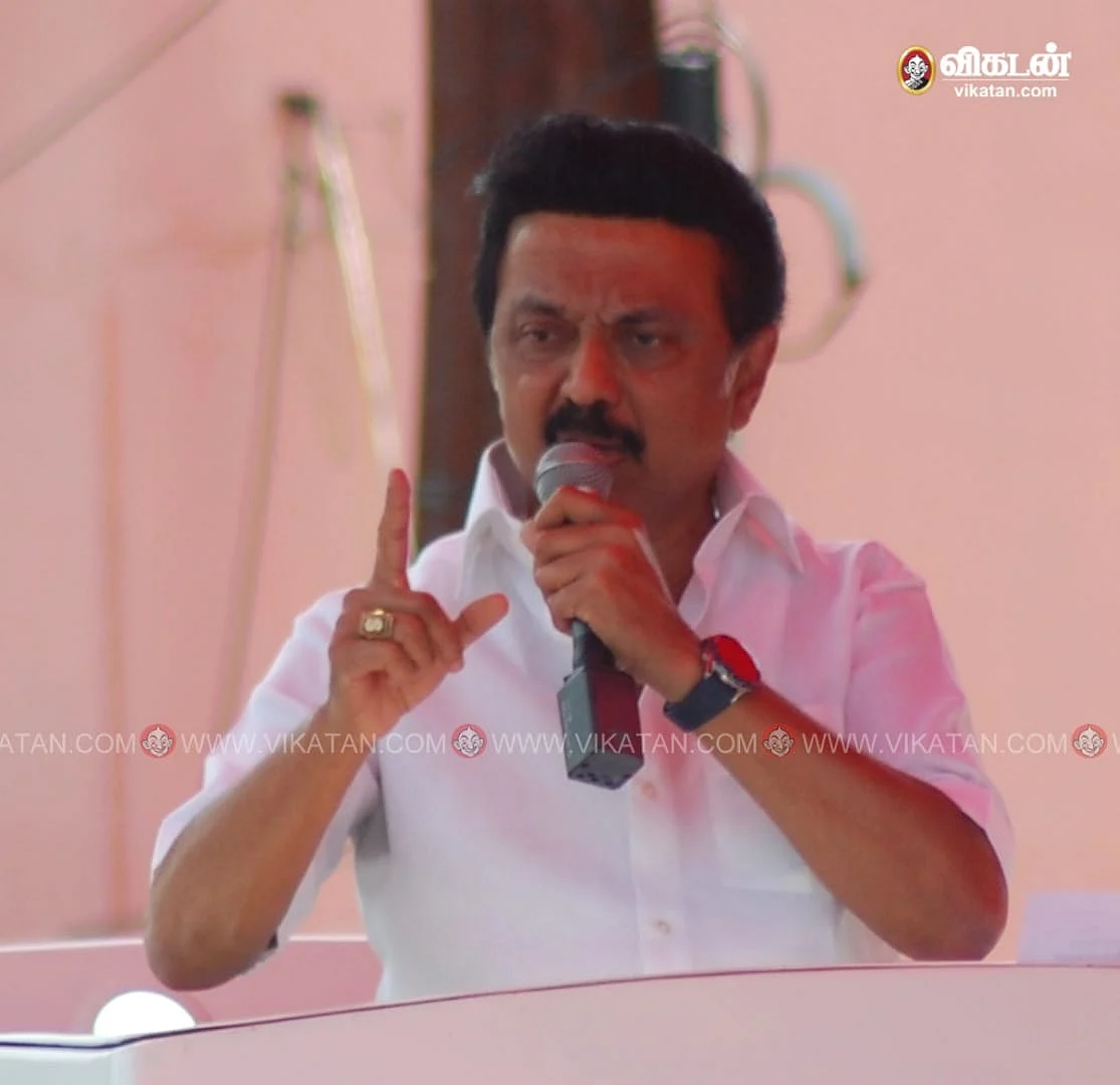 தி.மு.க தலைவர் ஸ்டாலின்
