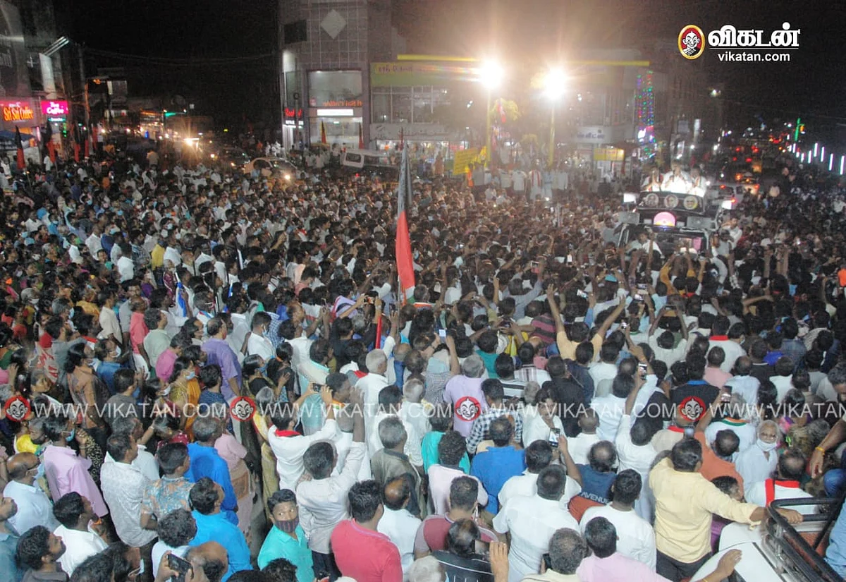 நாகர்கோவில் பிரசாரத்தில் கலந்துகொண்டவர்கள்