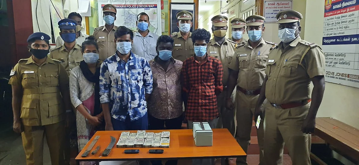 கைதான தினேஷ், நூர்சபா, ஐசக், பிரபு