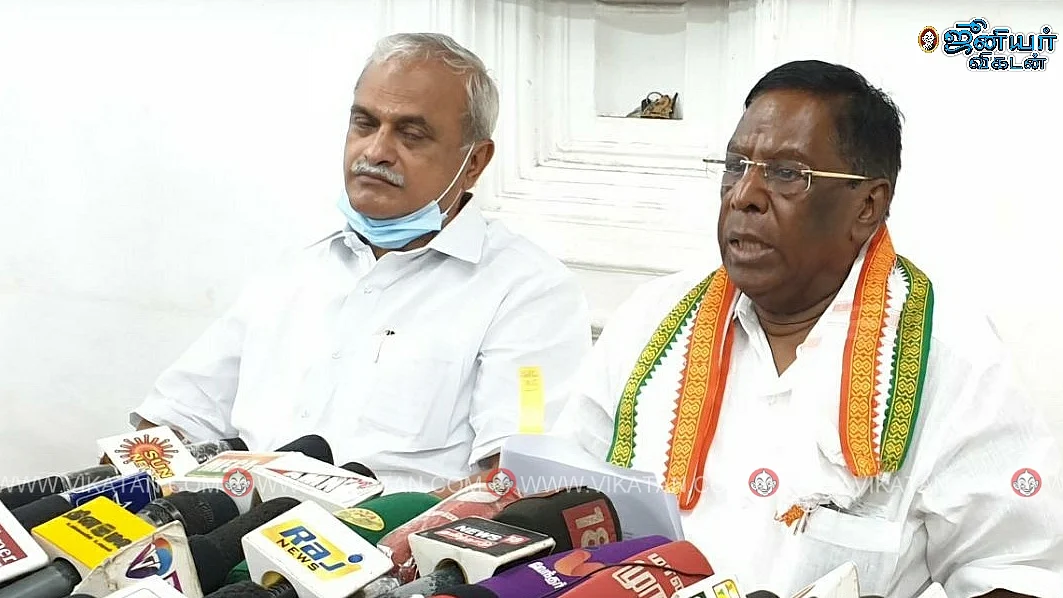 முன்னாள் முதல்வர் நாராயணசாமி