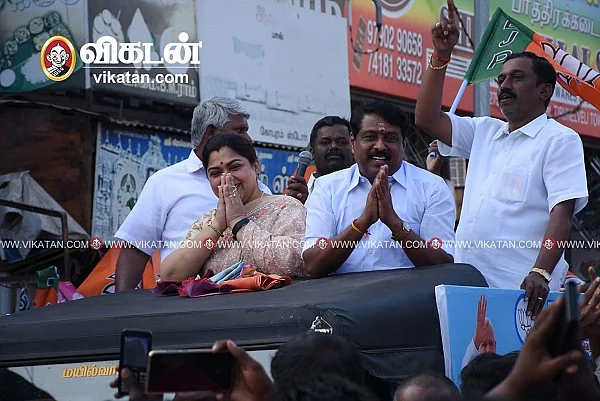 நயினார் நாகேந்திரன் தேர்தல் பிரசாரம்