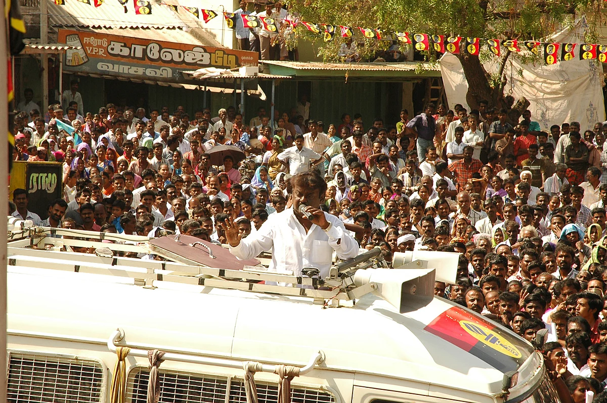 பரப்புரையில் விஜயகாந்த்