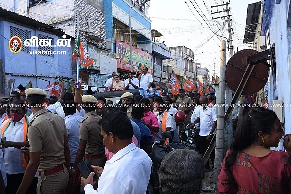 நெல்லையில் பா.ஜ.க தேர்தல் பிரசாரம்