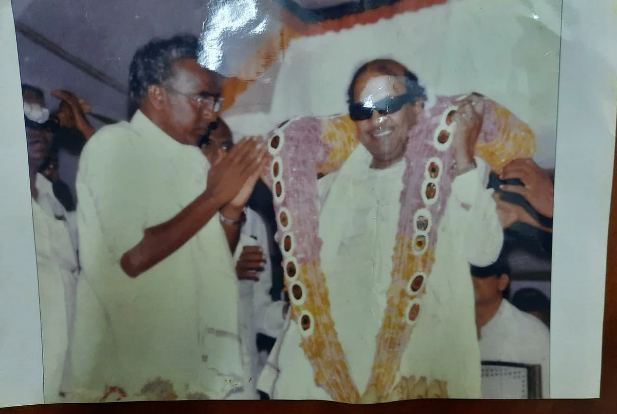 கருணாநிதியுடன் தியாகராஜன் ஐயா