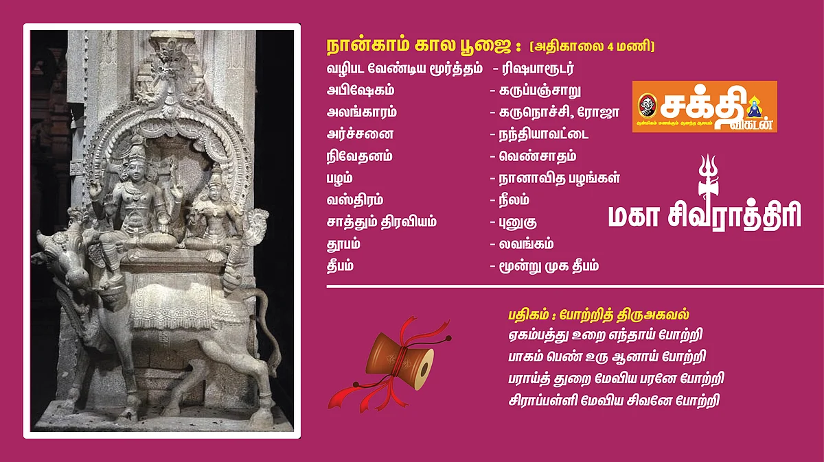 நான்காம் கால பூஜை