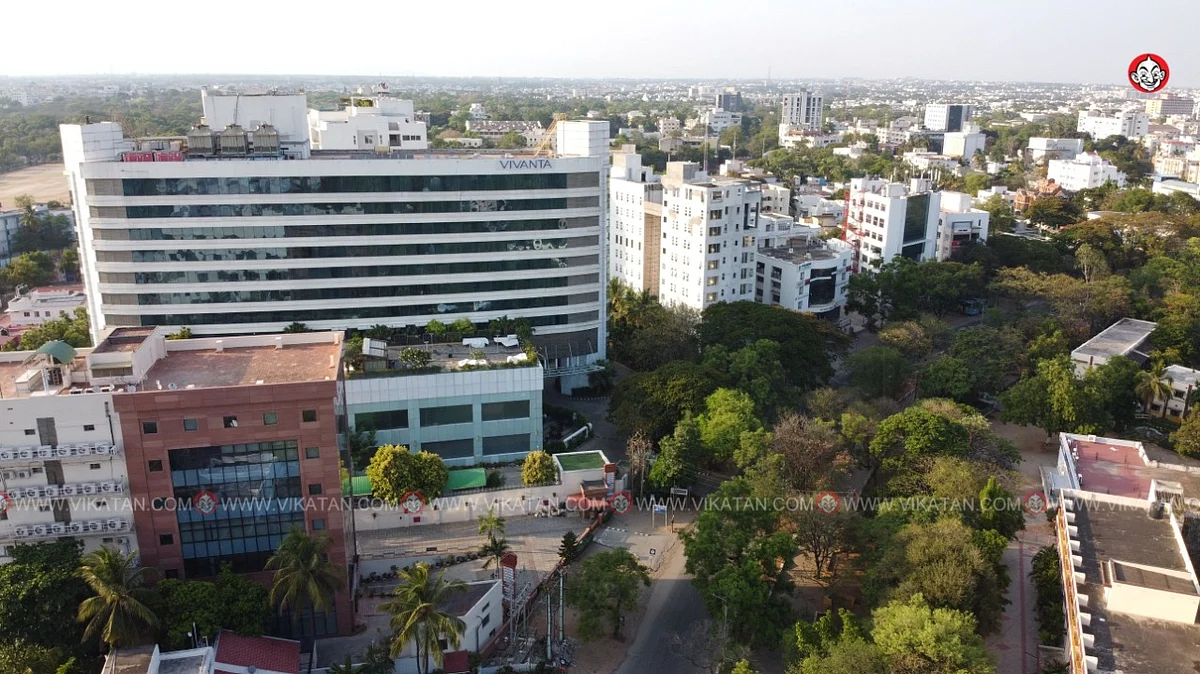 கமல் தங்கியுள்ள டாஜ் விவன்டா நட்சத்திர ஹோட்டல்