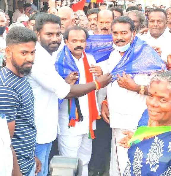 கூட்டணி வேட்பாளரை ஆதரித்தபோது...