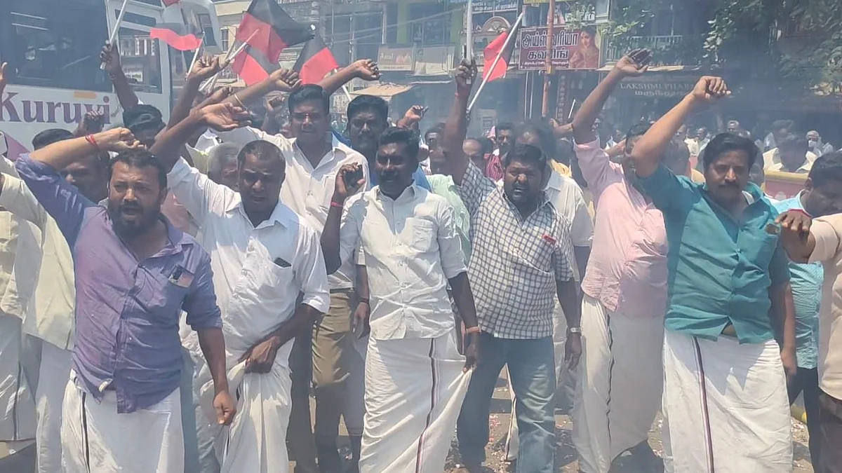 திமுக-வினர் கொண்டாட்டம்