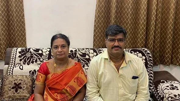 கொலை செய்யப்பட்ட கலைவாணி அவரின் கணவர் ரவி