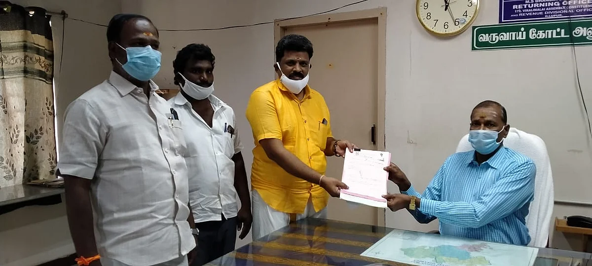 `அமைச்சருக்கு தக்க பாடம் புகட்டுவோம்’ - விஜயபாஸ்கரை எதிர்த்து சுயேச்சையாகக் களமிறங்கும் அதிமுக-வினர்