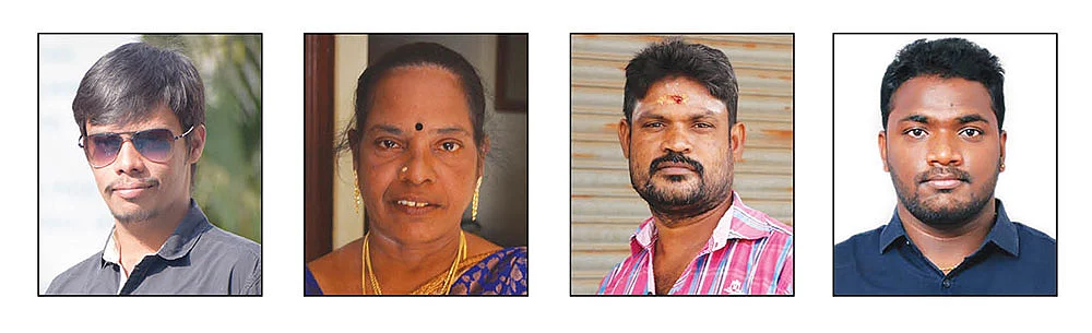 டி.எம்.மீர், திலகவதி, கோபிநாதன், தாமோதரன்