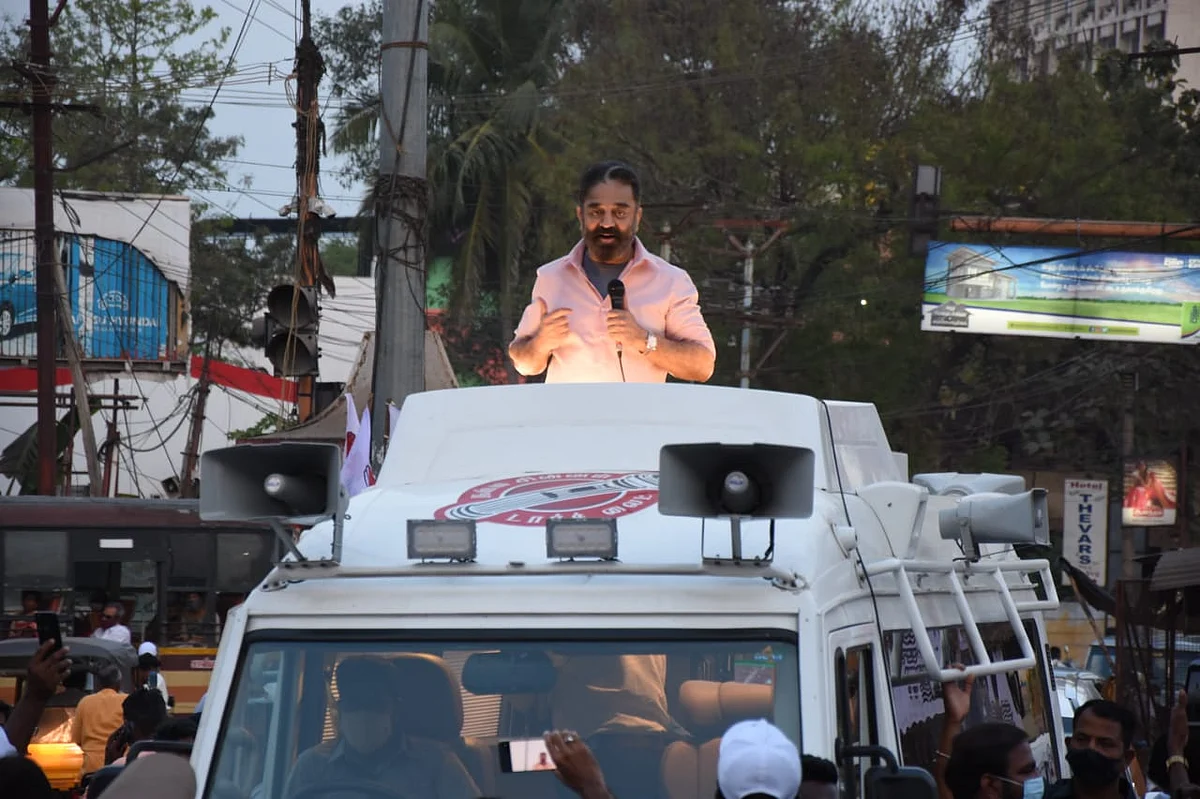 பிரசாரத்தில் கமல்ஹாசன்