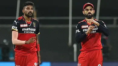RCB கோலி, சிராஜ்
