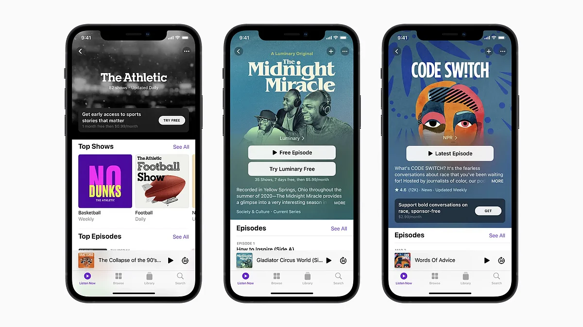 Apple Podcast app