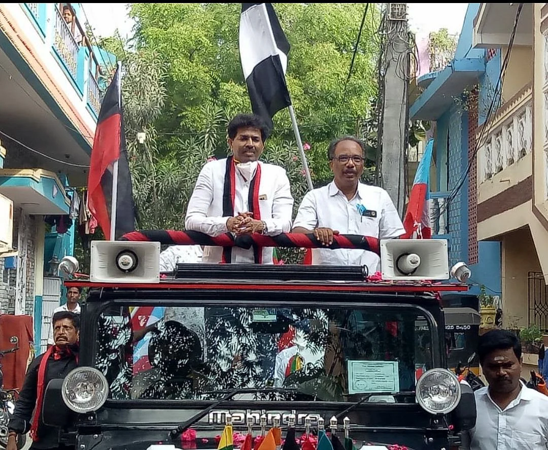 பிரசாரத்தில் வெற்றியழகன்