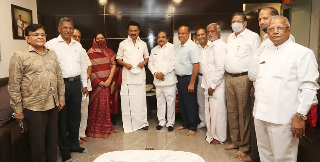 ஸ்டாலினைச் சந்தித்த ஜெயின் சமூக அமைப்பினர்