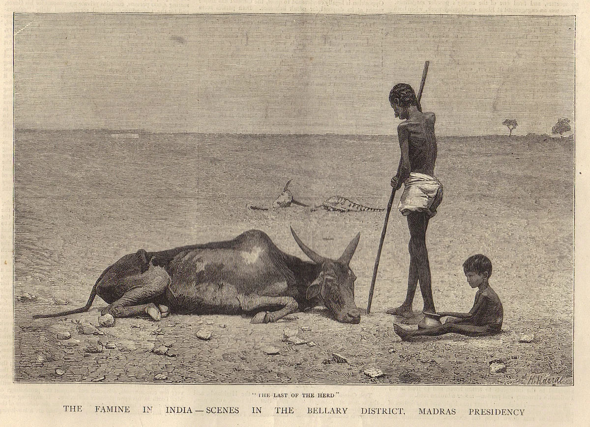தாது வருட பஞ்சத்தின் ஒரு காட்சி