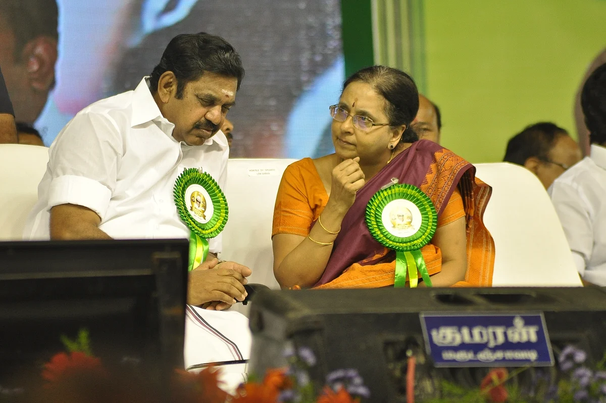 Edappadi Palanisamy and Girija Vaidyanathan