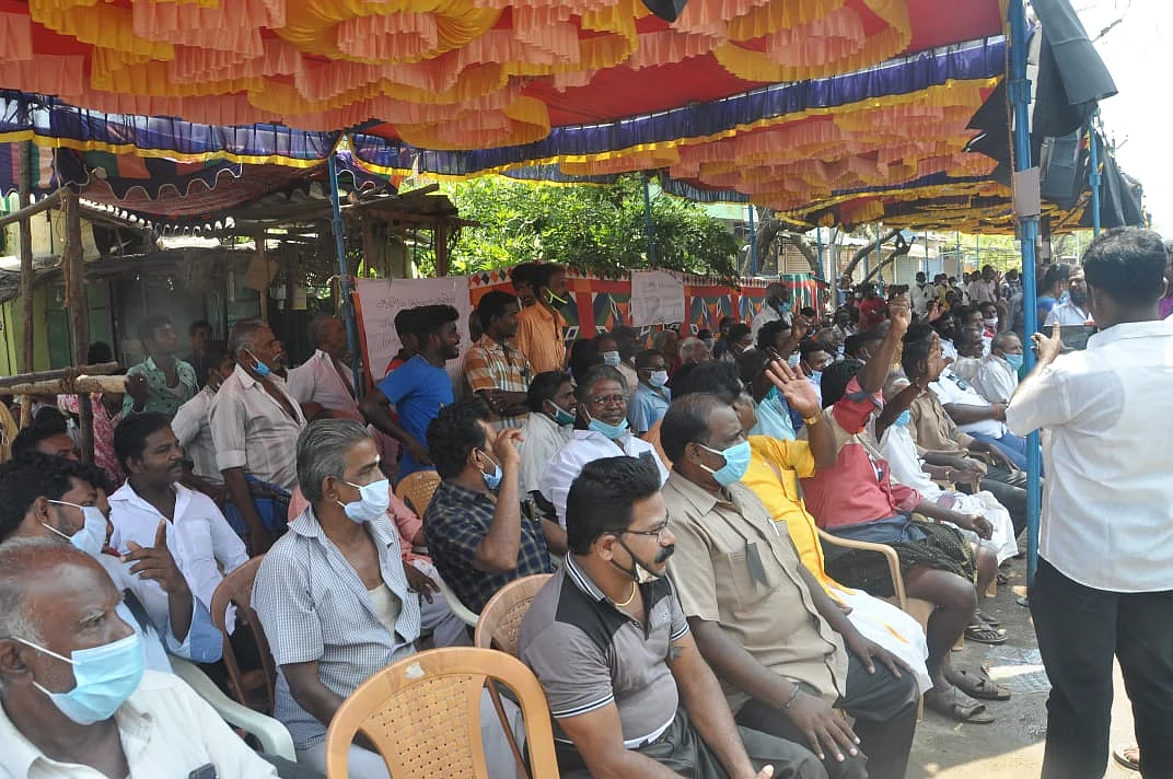 வியாபாரிகள் போராட்டம்
