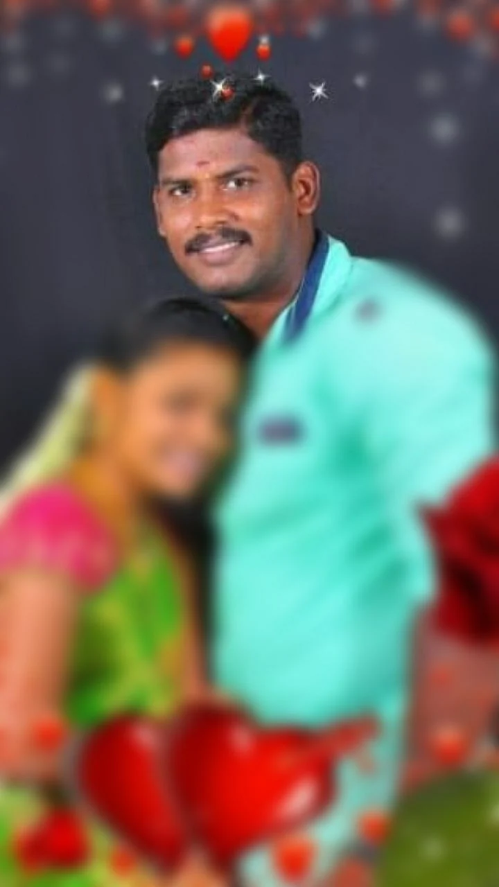 மனைவியோடு அன்பரசன்