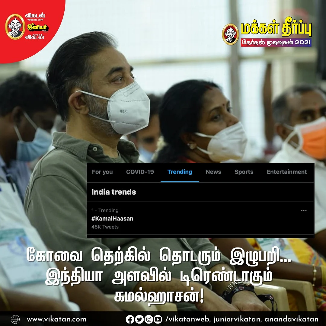 தமிழக சட்டப்பேரவைத் தேர்தல் முடிவுகள்: திமுக கூட்டணி - 159 ; அதிமுக கூட்டணி -75..! #LiveUpdates