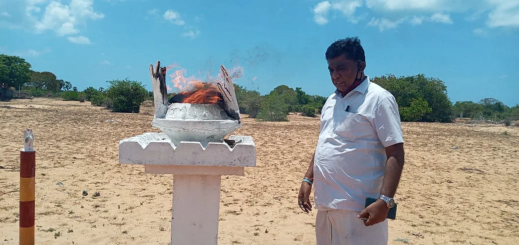 முன்னாள் நாடாளுமன்ற உறுப்பினர் சிவாஜிலிங்கம்.