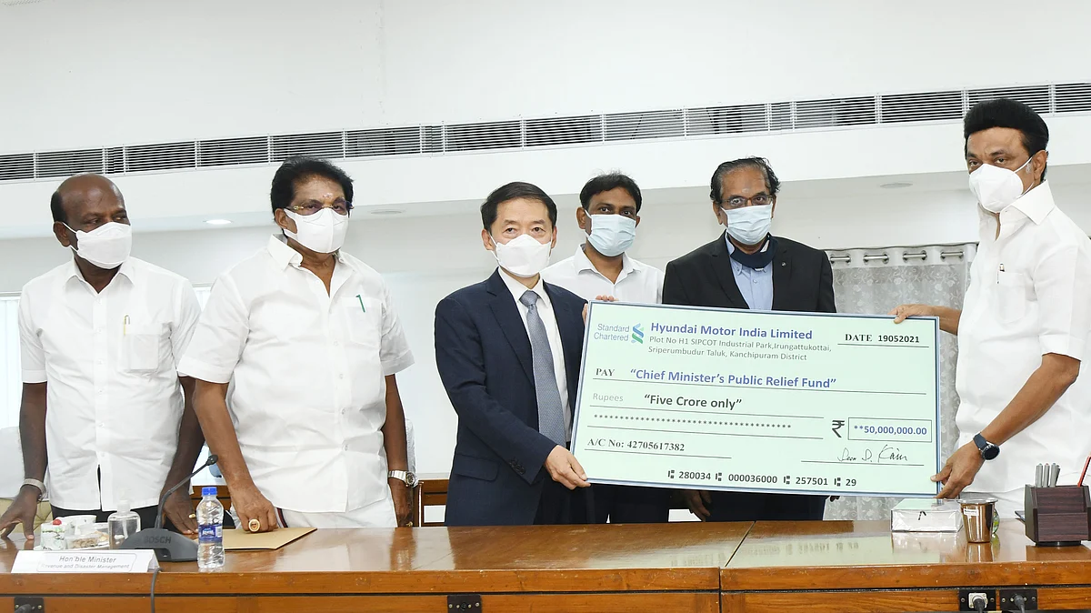 ஹூண்டாய் மோட்டார் இந்தியா ஃபவுண்டேஷன் நிதியுதவி