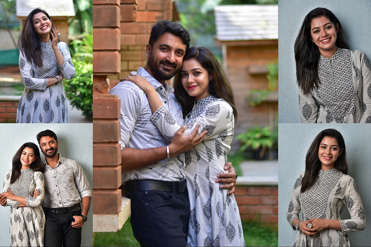 Chaya Singh with her husband krishna