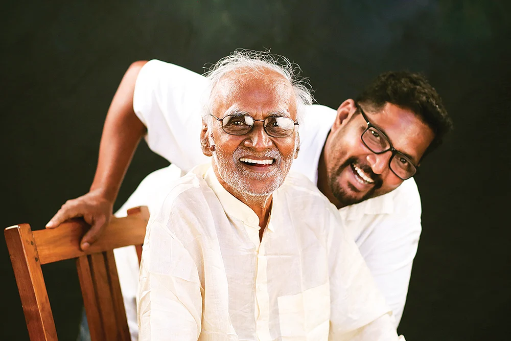 கி.ரா-வுடன் புதுவை இளவேனில்