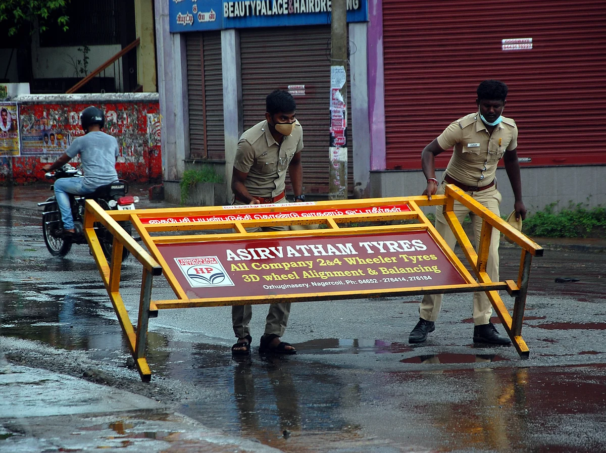 கன்னியாகுமரியில் பெய்துவரும் கனமழை
