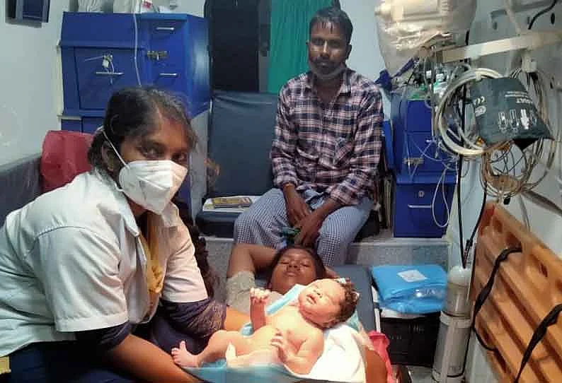 108 ஆம்புலன்ஸில் பிரசவம்