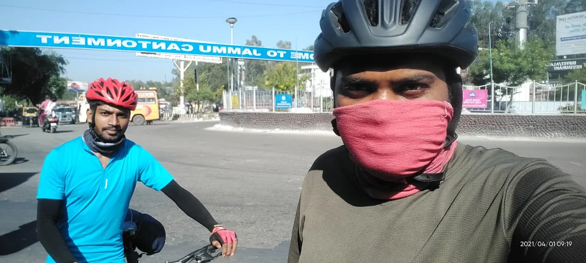 காஷ்மீர் டு கன்னியாகுமரி சைக்கிள் பயணம்