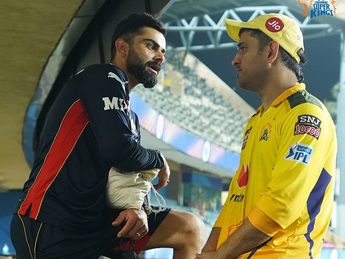 IPL 2021 - தோனி - கோலி