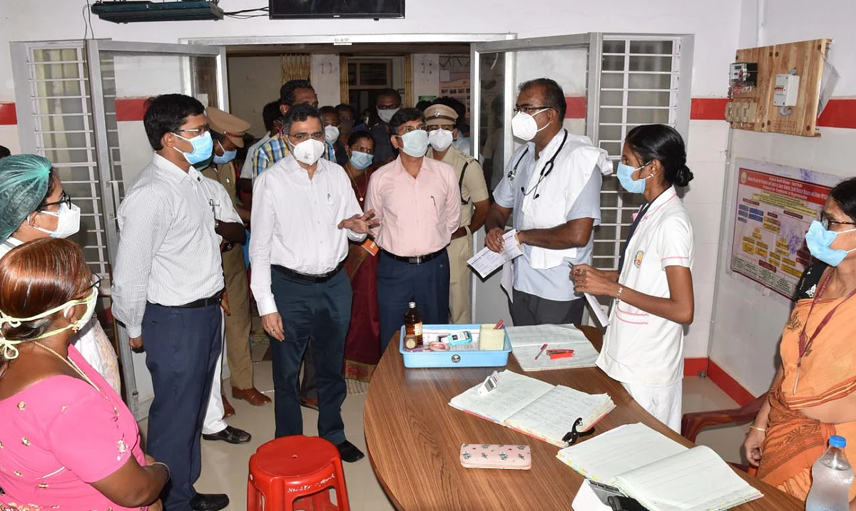 மருத்துவமனையில் ஆய்வு