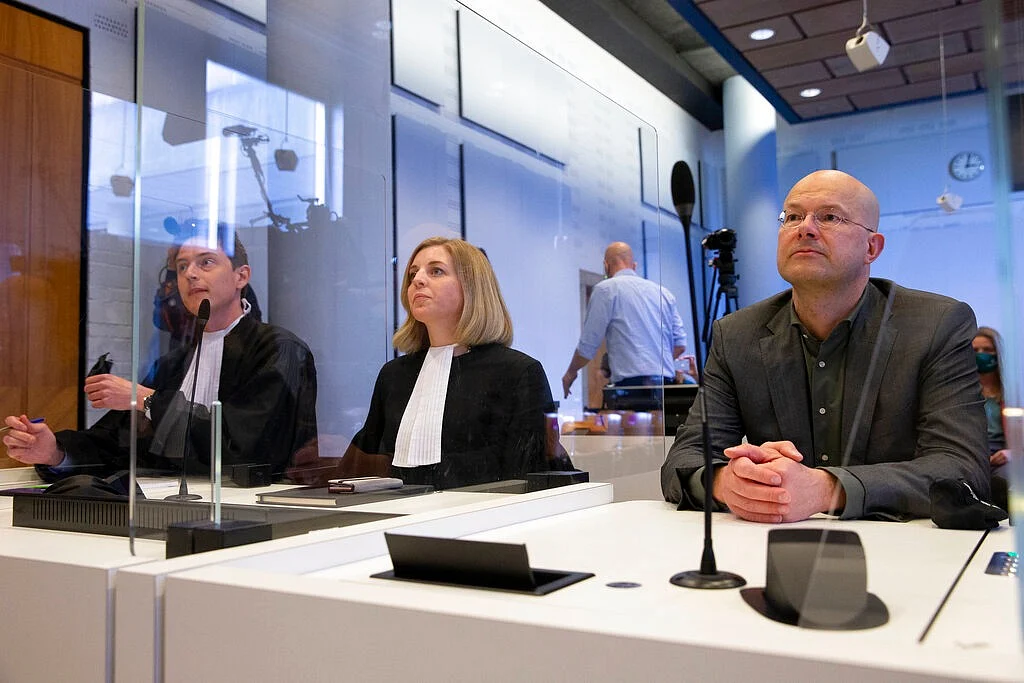 In landmark legal battle of climate change activists in the Netherlands who went to court seeking an order for energy giant Shell to rein in its carbon emissions.