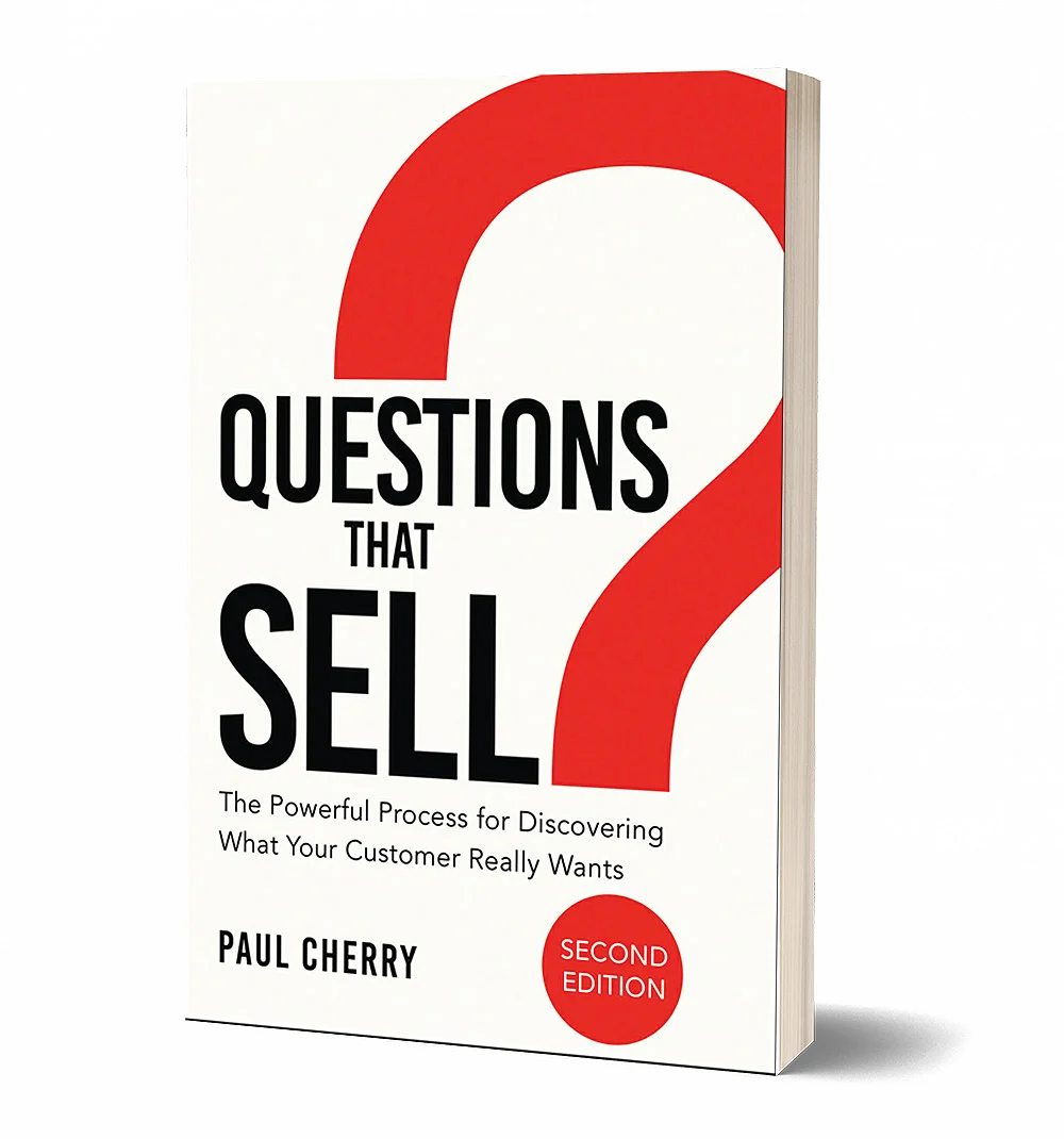 புத்தகத்தின் பெயர்:
QUESTIONS THAT SELL
ஆசிரியர்:
PAUL CHERRY
பதிப்பாளர்:
AMACOM