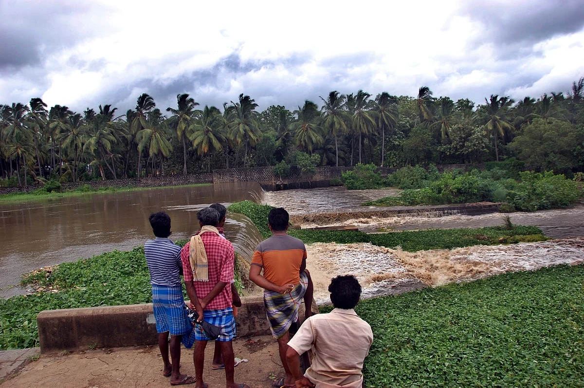 கன்னியாகுமரியில் பெய்துவரும் கனமழை