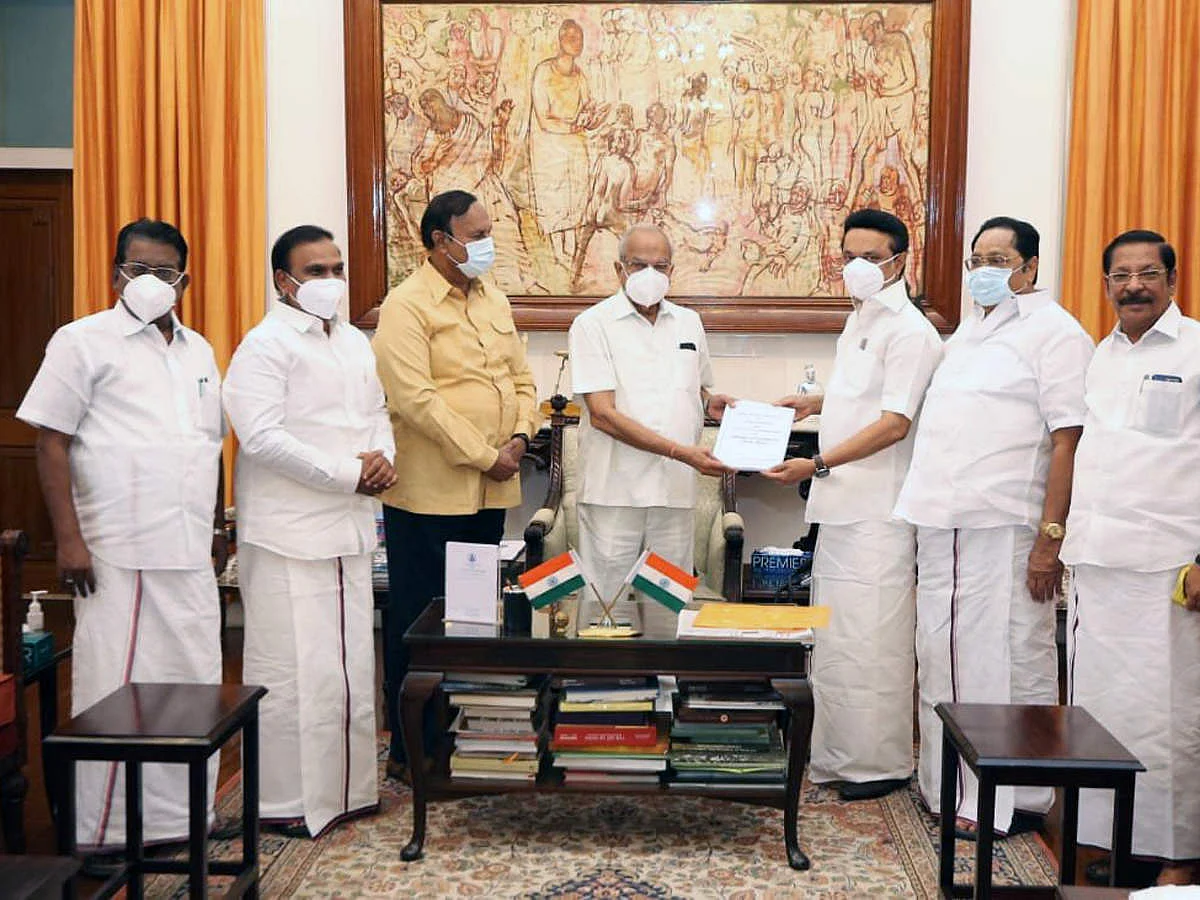 ஆளுநருடன் ஸ்டாலின் சந்திப்பு