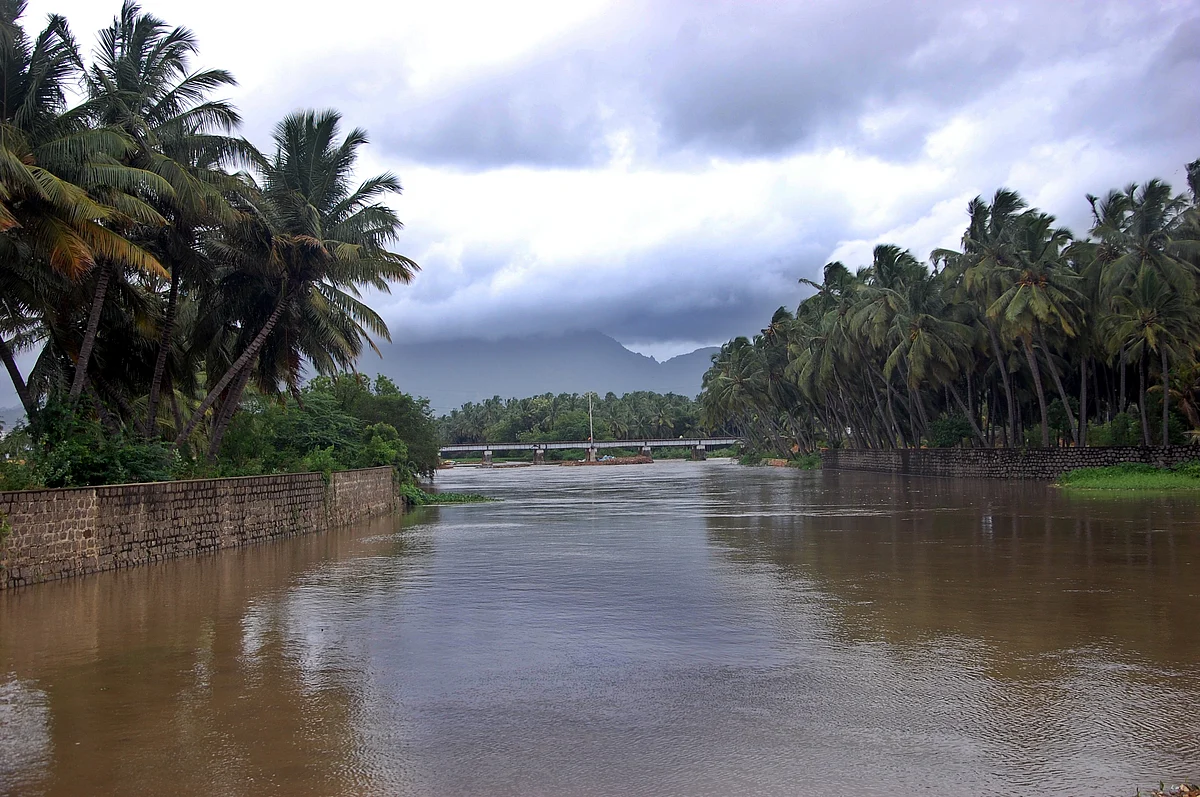 கன்னியாகுமரியில் பெய்துவரும் கனமழை