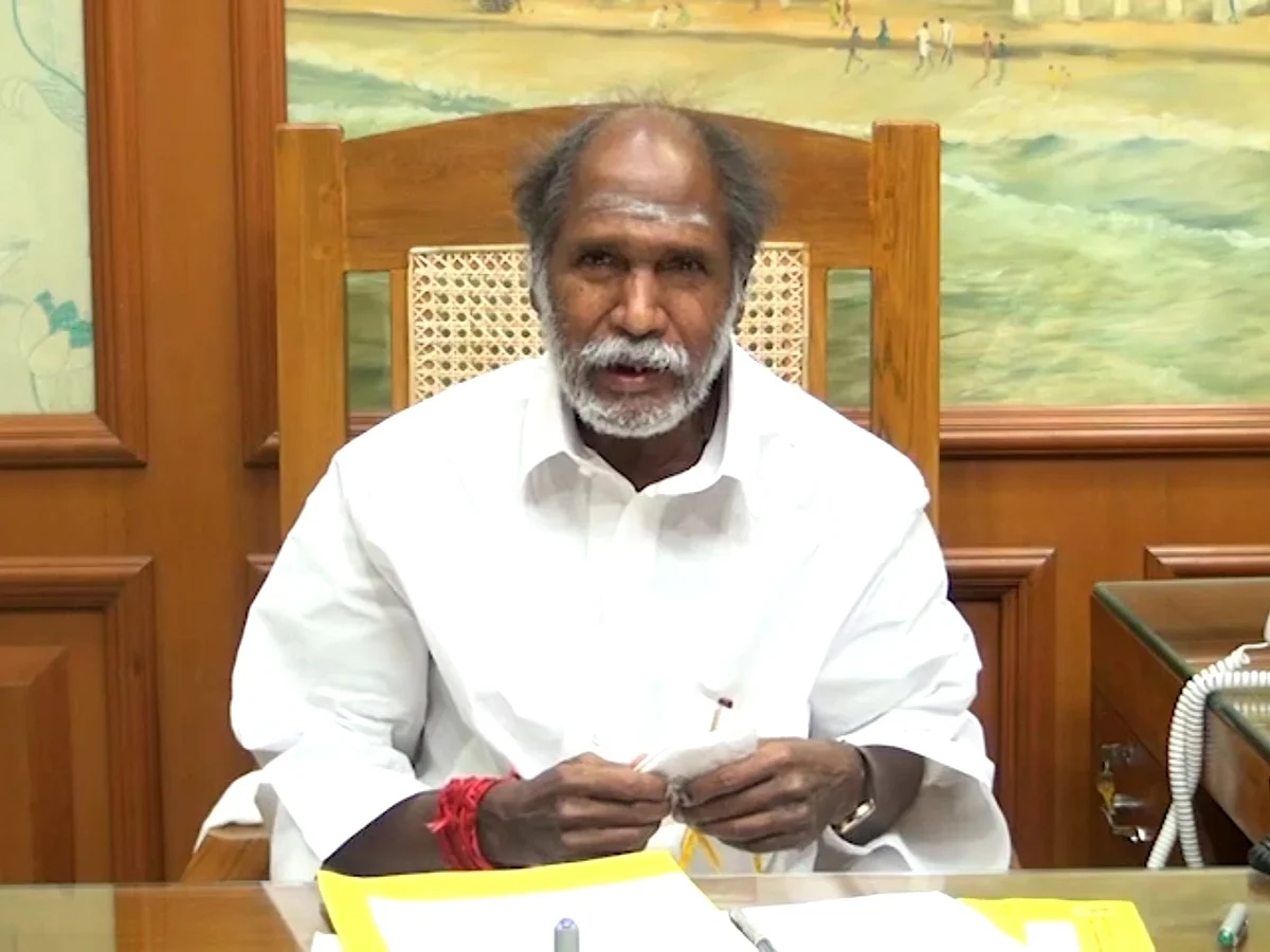 புதுச்சேரி முதல்வர் ரங்கசாமி