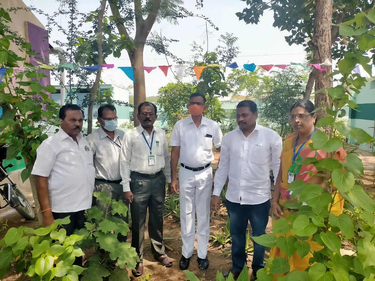 மரக்கன்றுகள் நடும் நரேந்திரன் கந்தசாமி