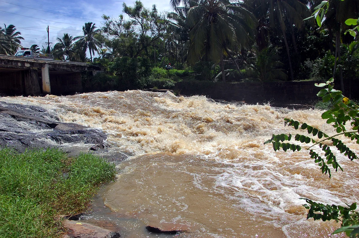 கன்னியாகுமரியில் பெய்துவரும் கனமழை